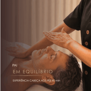 Noventa minutos dedicados ao cuidado integral do corpo. A Experiência Cabeça aos Pés reúne reflexologia podal, massagem crânio-facial e massagem corporal relaxante com óleo de coco aquecido em um ritual contínuo que devolve leveza, presença e bem-estar. Um presente pensado para quem merece desacelerar completamente.